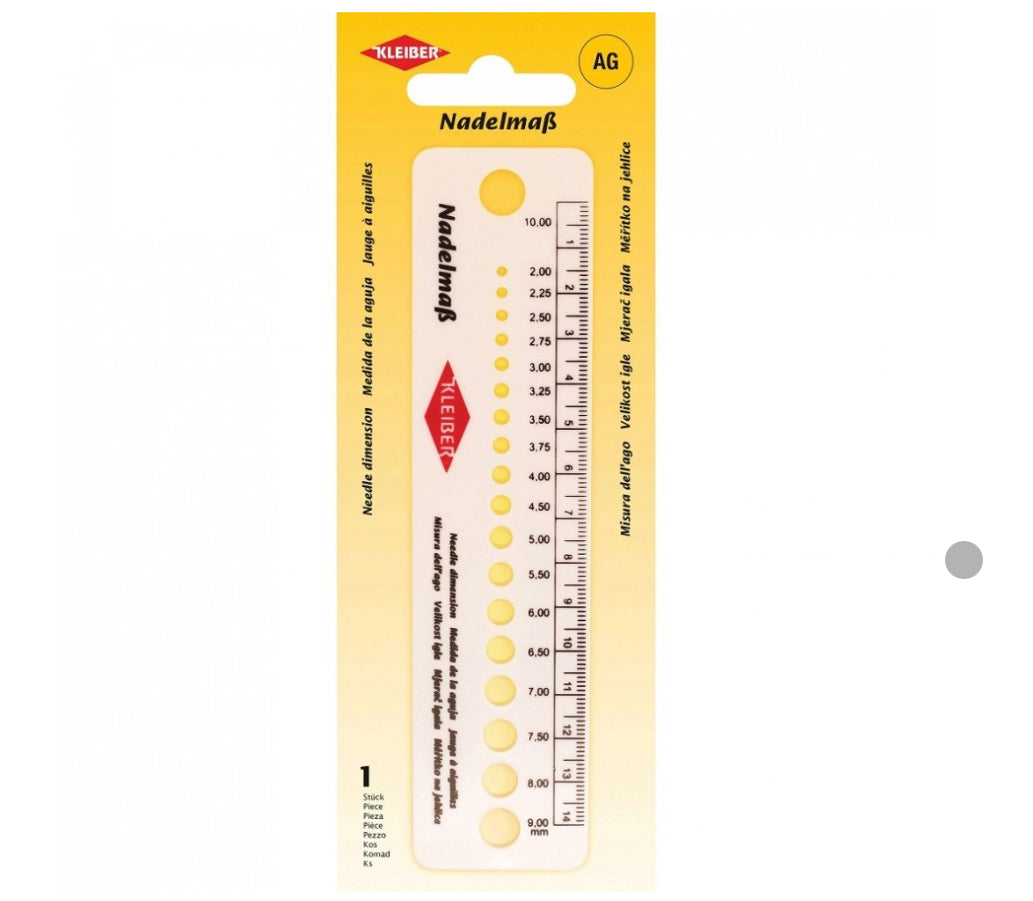 Kleiber - Nadelmaß mit Schablone