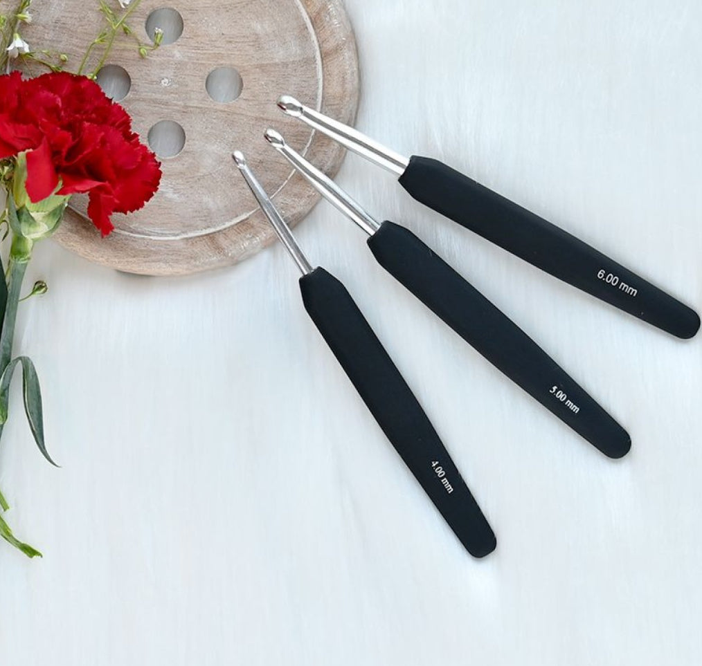 KnitPro Einzelhäkelnadel Aluminium