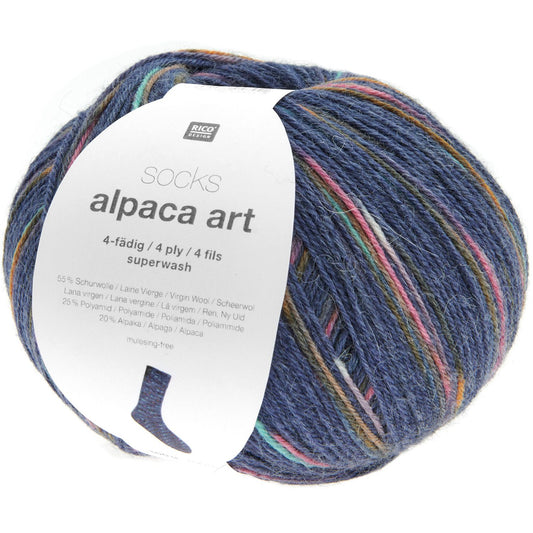 Rico - Socks Alpaca Art 4-fädig