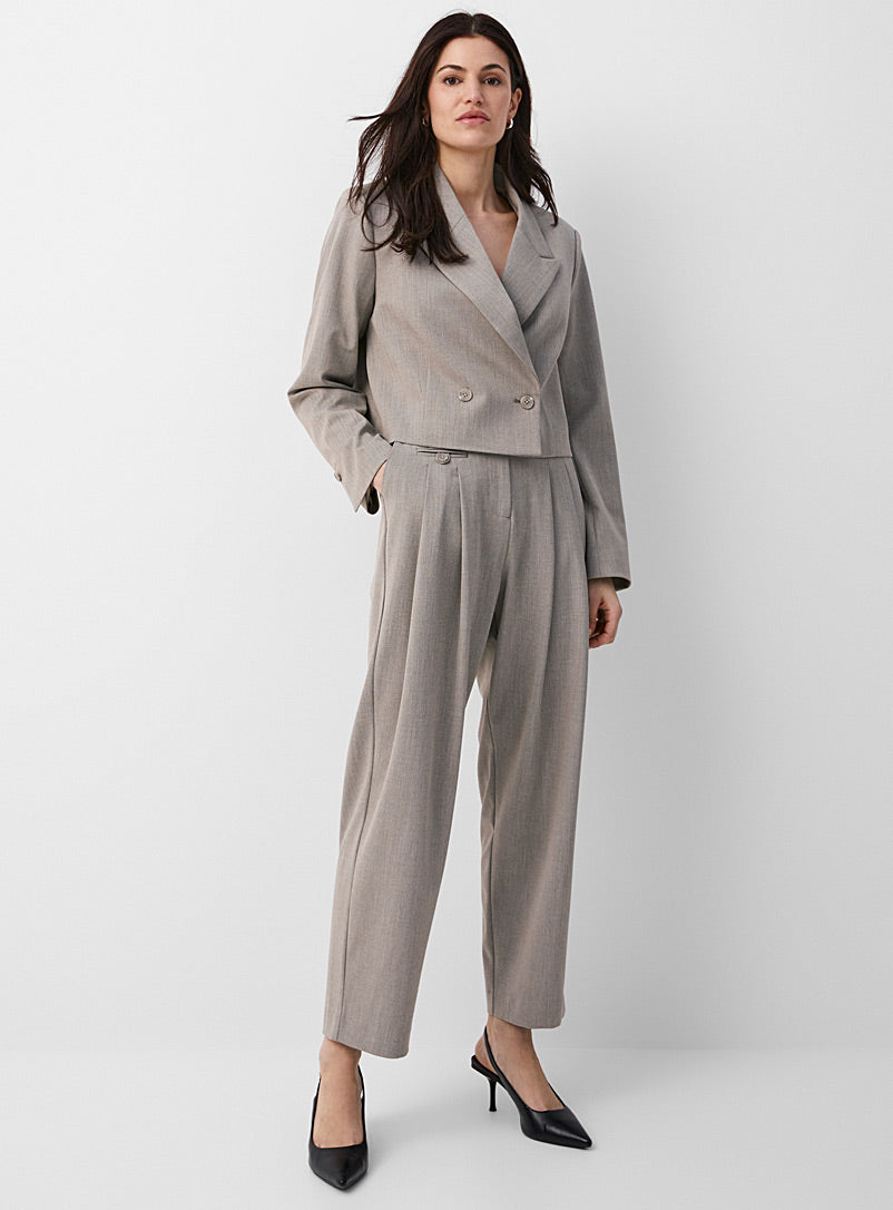 SOAKED - SLSibba Pants Grey melange