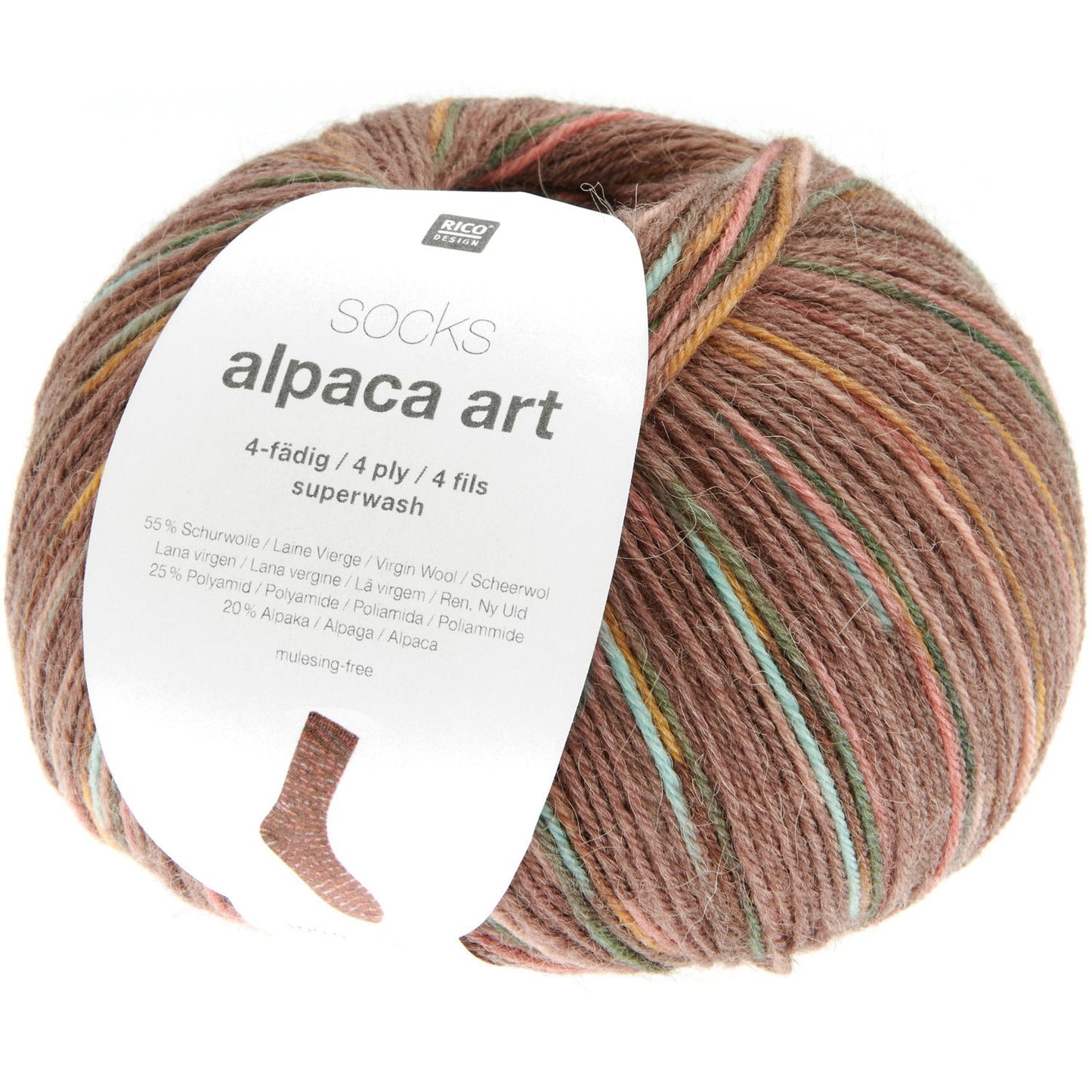 Rico - Socks Alpaca Art 4-fädig
