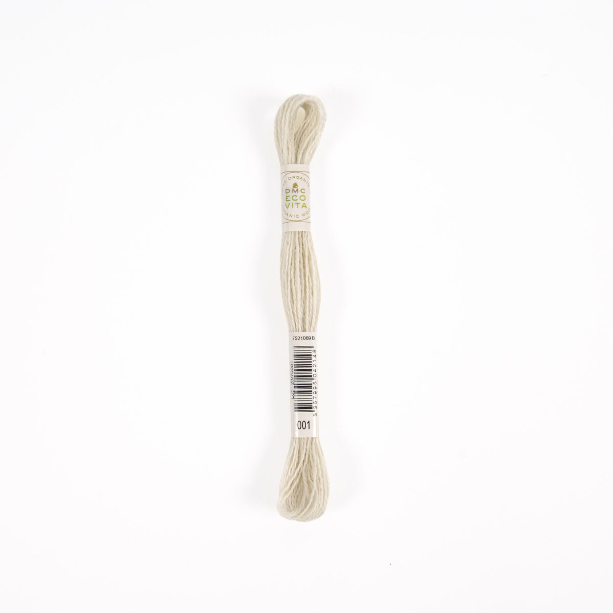 DMC Eco Vita 360 Bio-Stickgarn – Farbe 001 Frosted Juniper