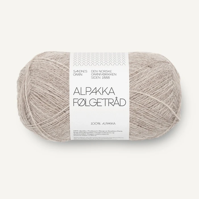 Sandnes - Alpakka Følgetråd
